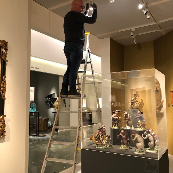 Lichtontwerp Tefaf kunstbeurs