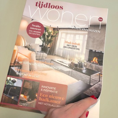 IN DE MEDIA - lichtontwerp in magazine Tijdloos Wonen