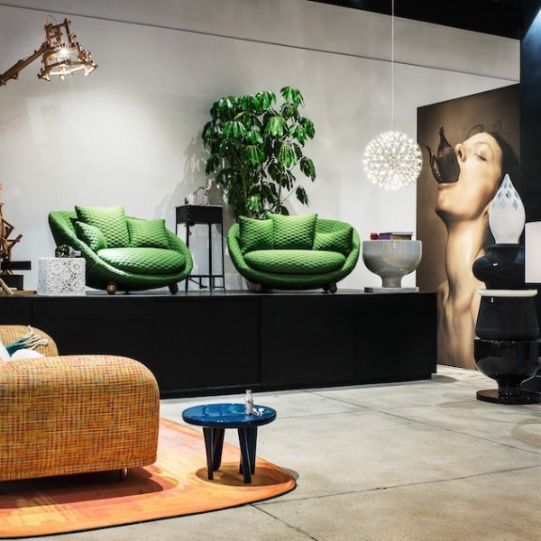 Lichtontwerp showroom Moooi