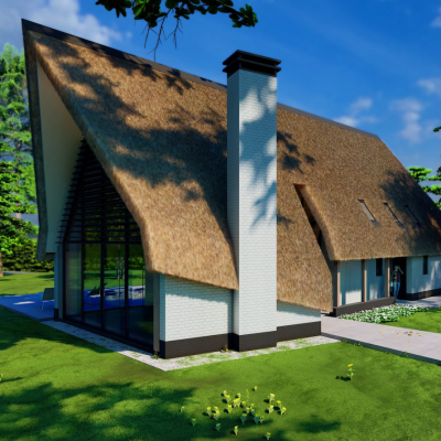 In ontwikkeling 2023 -  Lichtontwerp villa Hoenzadriel